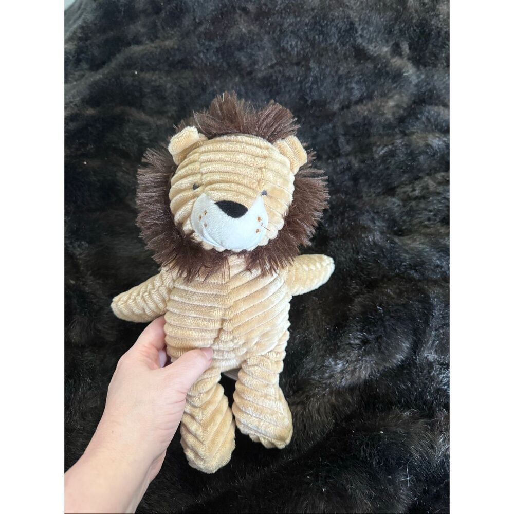 Carters 10” Lovey Lion Jungle Safari Wild Corduroy Stuffed Animal Plush